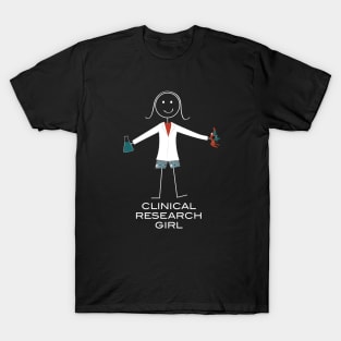 Funny Womens Clinical Research Girl T-Shirt